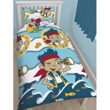 Jake and the Never Land Pirates 'Sharks' Single Quilt Cover and Pillowcase Set